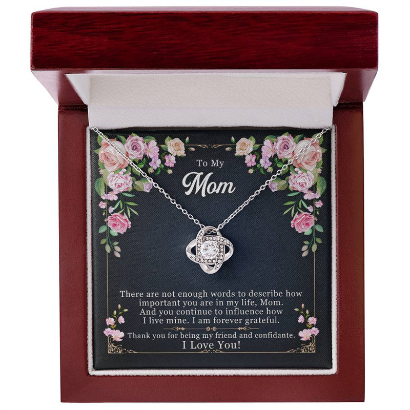 Forever Grateful - Love Knot Necklace